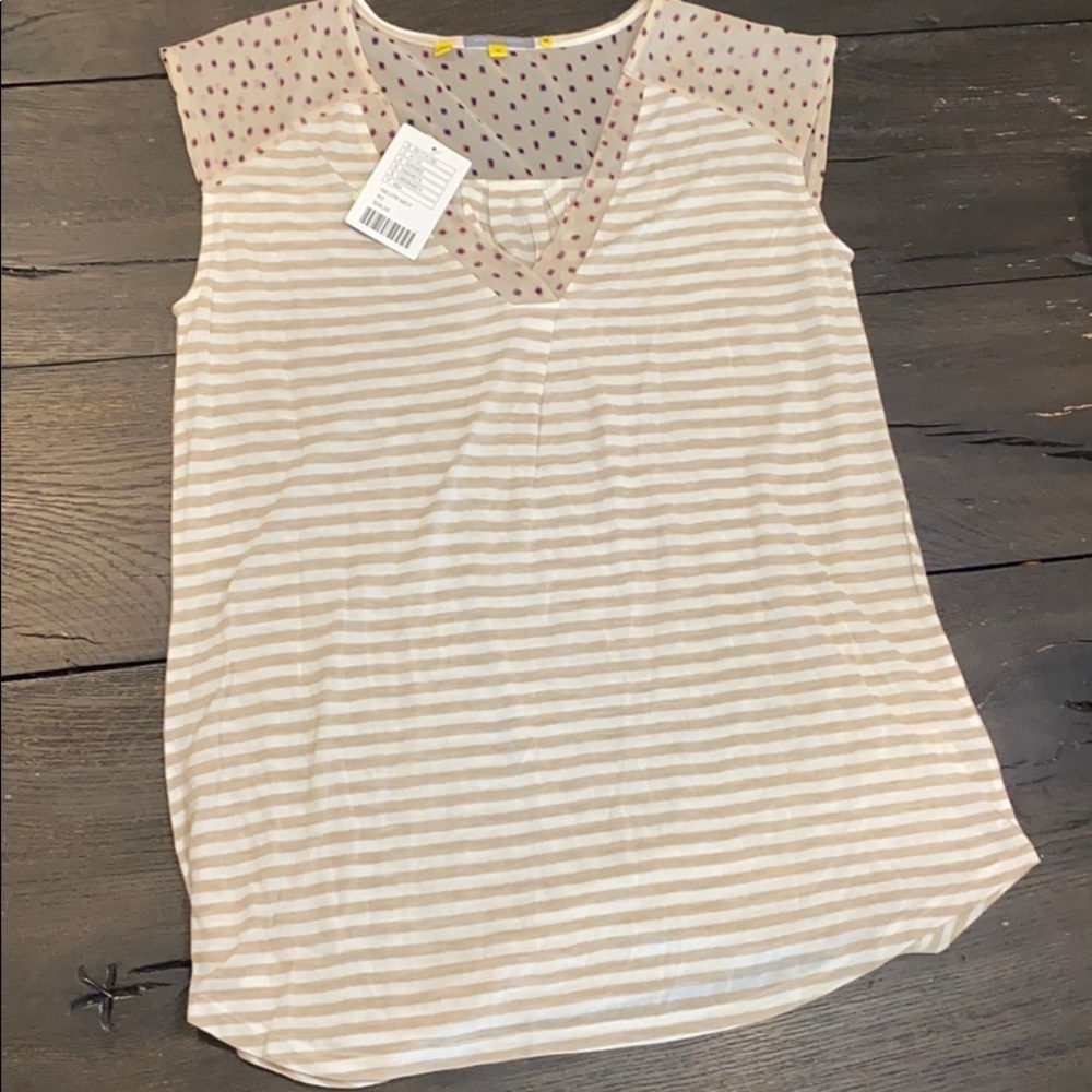 Anthropologie NWT Sleeveless top XS